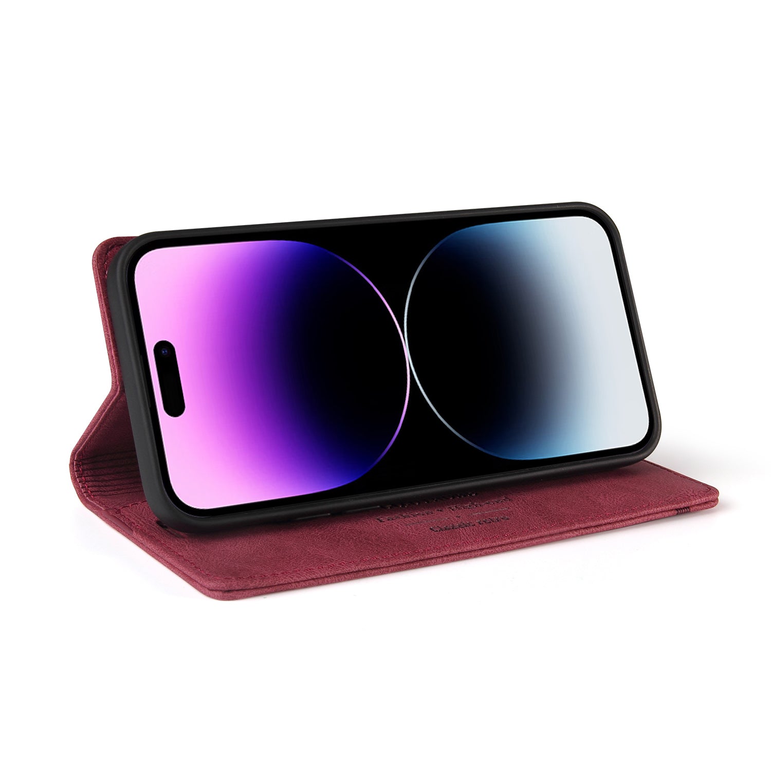 Řada GQ.UTROBE 008 pro iPhone 14 Pro Odolné proti poškrábání RFID Blokování dotyku kůže Pouzdro na peněženku z PU kůže Řada GQ.UTROBE 008 pro iPhone 14 Pro Odolné proti poškrábání RFID Blokování dotyku kůže Pouzdro na peněženku z PU kůže